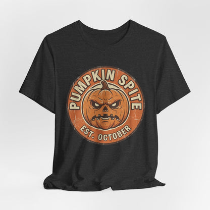 Pumpkin Spite Tee — 'Pumpkin Spite • Est. October' Halloween Graphic Shirt