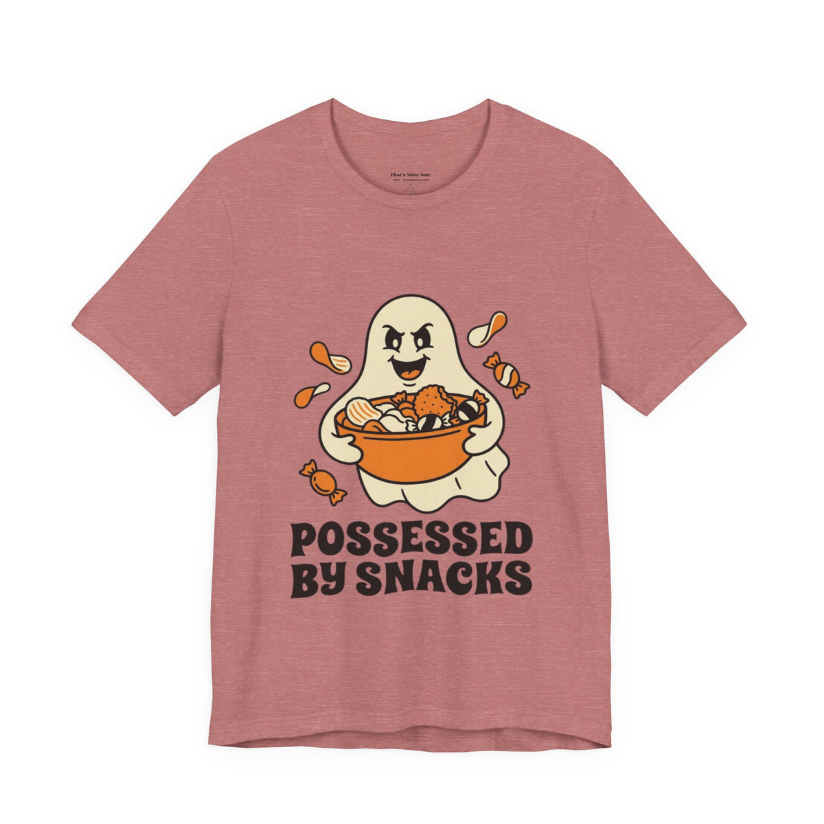 Possessed By Snacks T-Shirt – Cute Ghost Eating Candy Tee