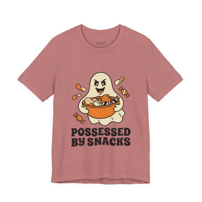 Possessed By Snacks T-Shirt – Cute Ghost Eating Candy Tee