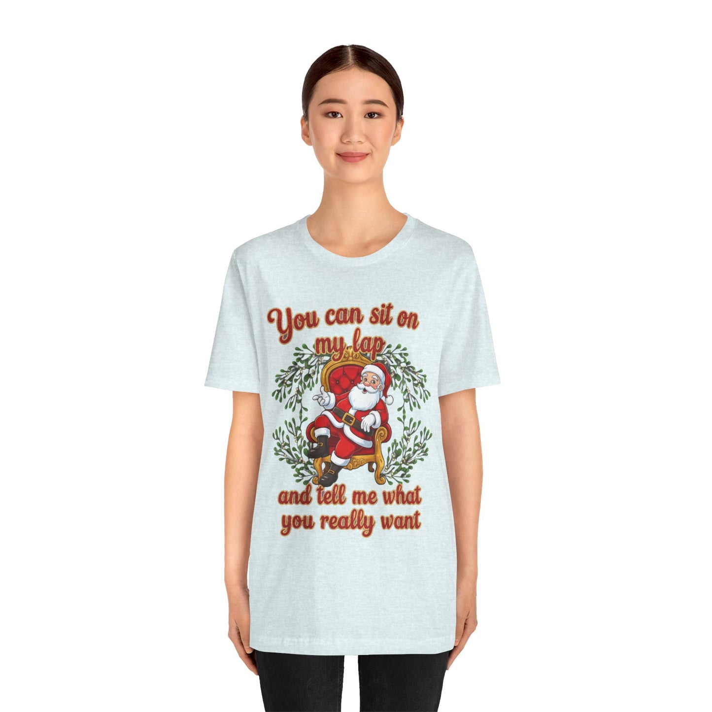 Sit On My Lap Christmas Tee