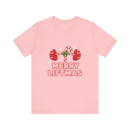 Merry Liftmas Tee - Unisex Christmas Workout Shirt