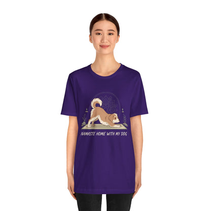 Namaste With My Dog Tee