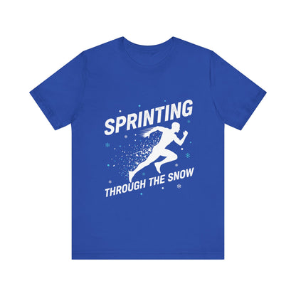 Sprinting Through The Snow T-Shirt