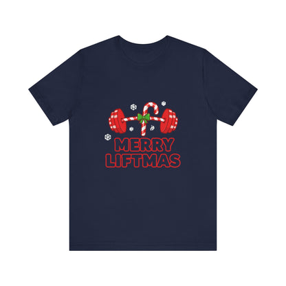 Merry Liftmas Tee - Unisex Christmas Workout Shirt