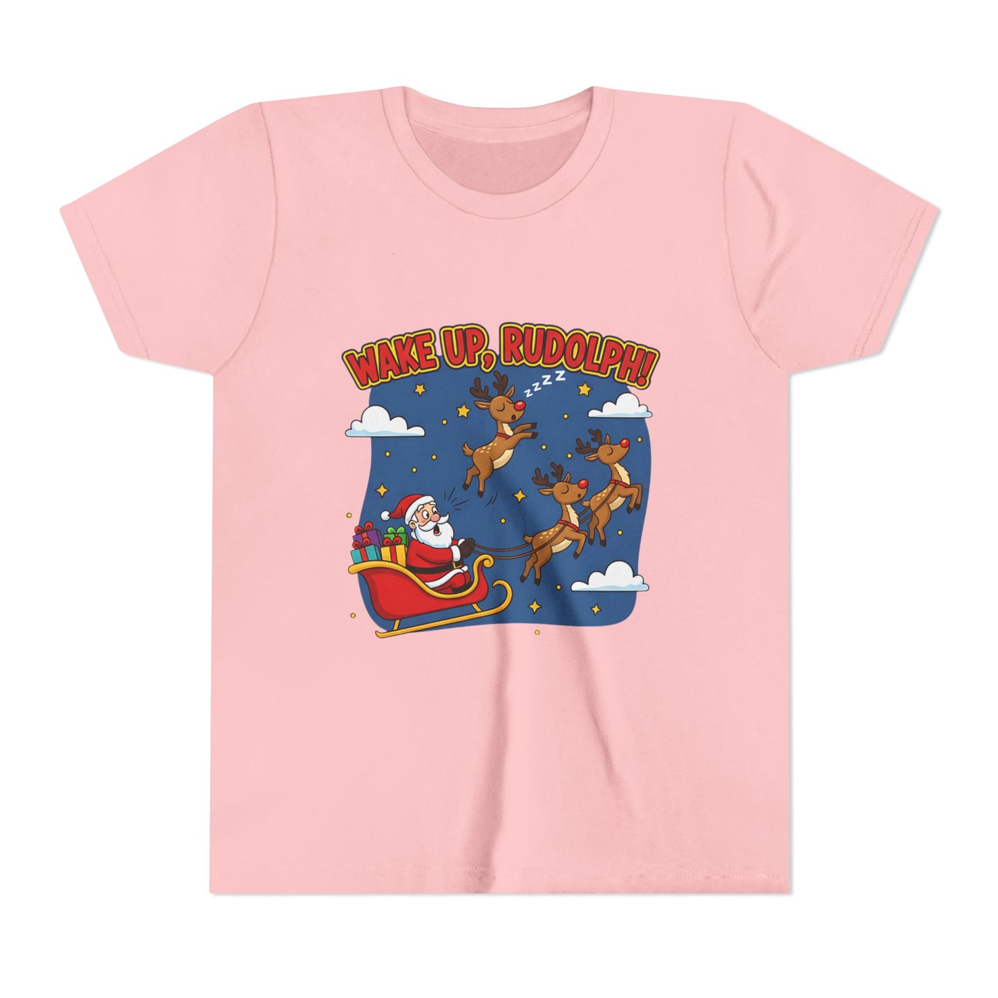 Wake Up, Rudolph! Youth Christmas Tee