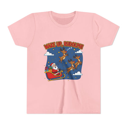 Wake Up, Rudolph! Youth Christmas Tee