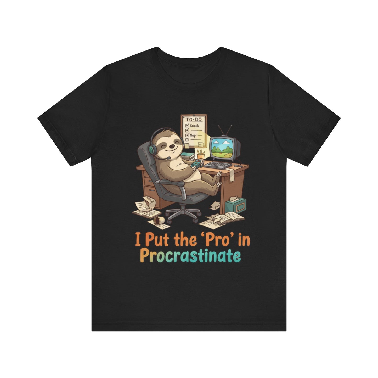 Procrastination Sloth Tee
