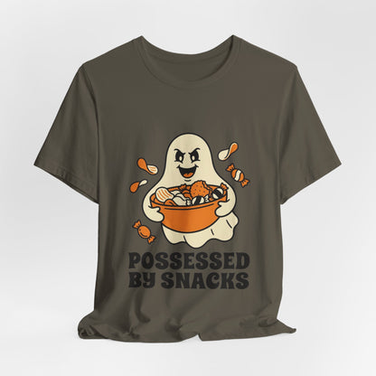 Possessed By Snacks T-Shirt – Cute Ghost Eating Candy Tee
