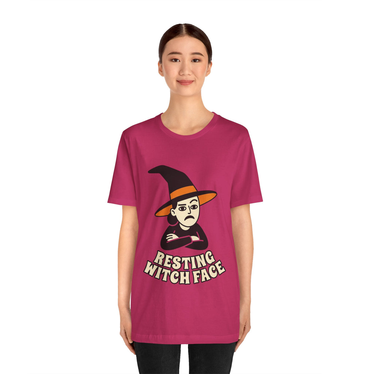 Resting Witch Face Tee — Funny Halloween Graphic T-Shirt