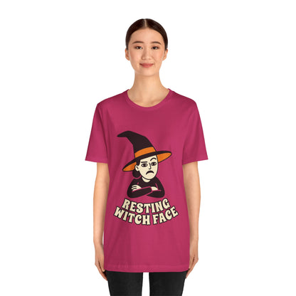Resting Witch Face Tee — Funny Halloween Graphic T-Shirt