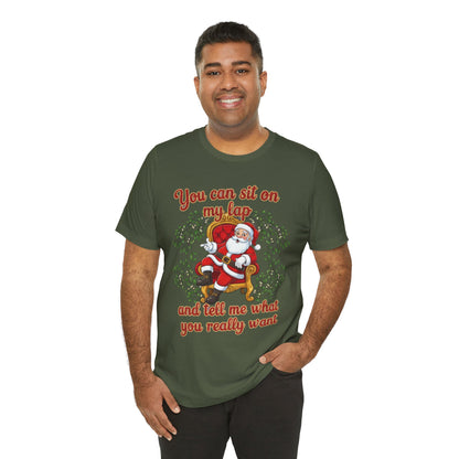 Sit On My Lap Christmas Tee