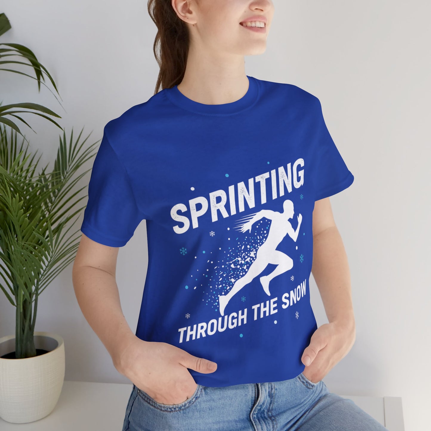 Sprinting Through The Snow T-Shirt