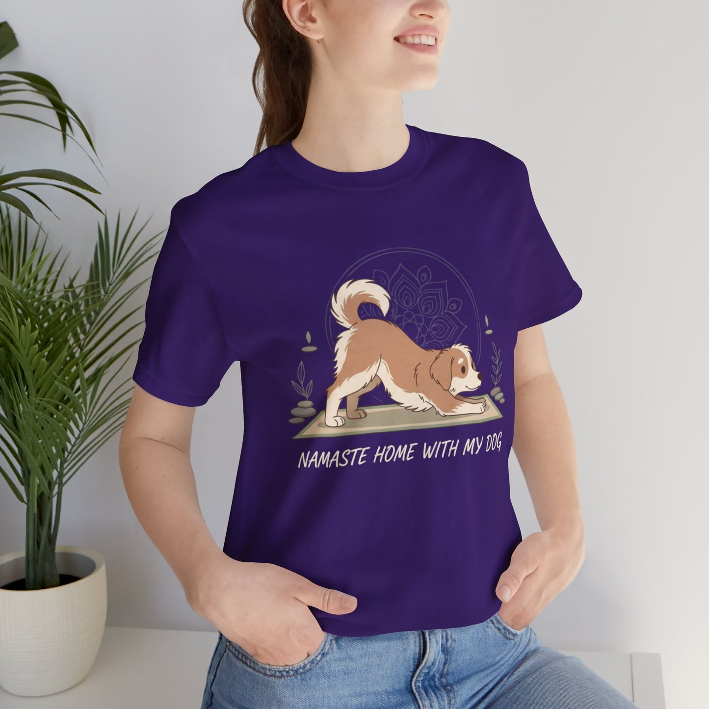 Namaste With My Dog Tee