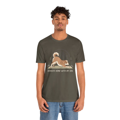 Namaste With My Dog Tee