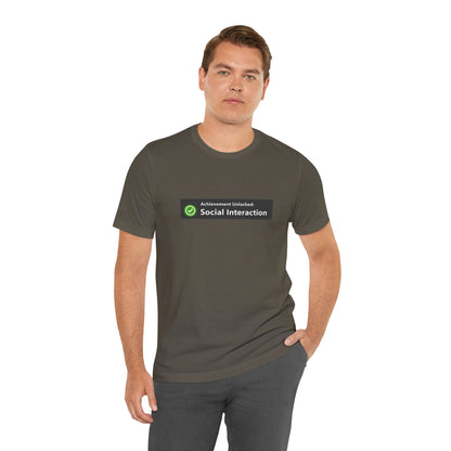 Social Interaction Achievement Tee