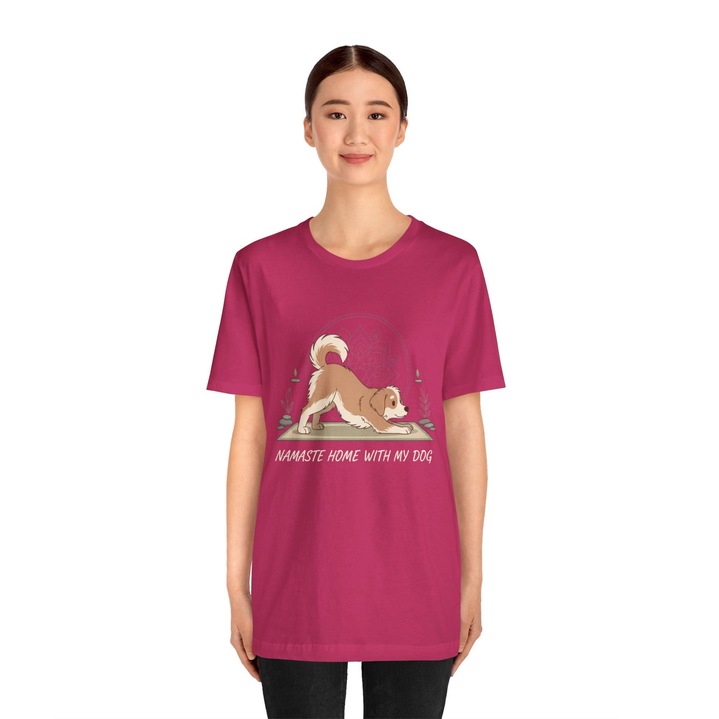 Namaste With My Dog Tee
