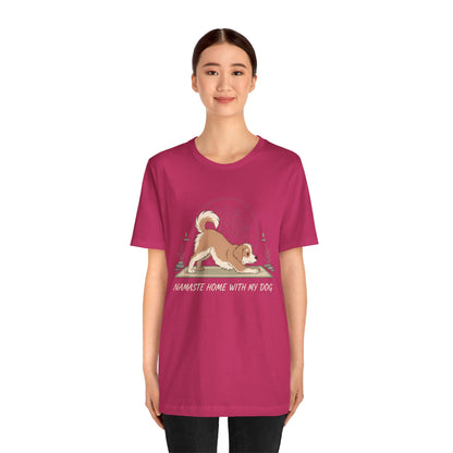 Namaste With My Dog Tee