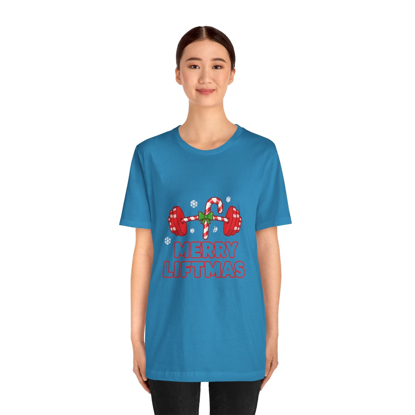 Merry Liftmas Tee - Unisex Christmas Workout Shirt