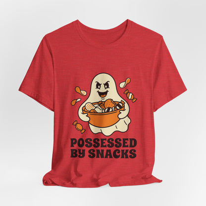 Possessed By Snacks T-Shirt – Cute Ghost Eating Candy Tee