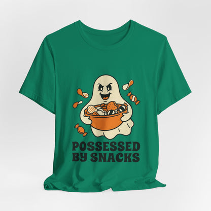 Possessed By Snacks T-Shirt – Cute Ghost Eating Candy Tee