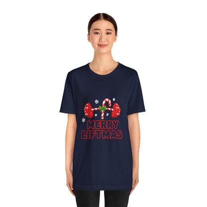 Merry Liftmas Tee - Unisex Christmas Workout Shirt