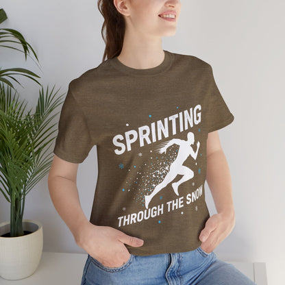 Sprinting Through The Snow T-Shirt