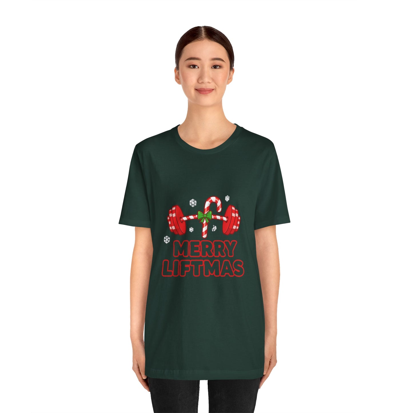 Merry Liftmas Tee - Unisex Christmas Workout Shirt