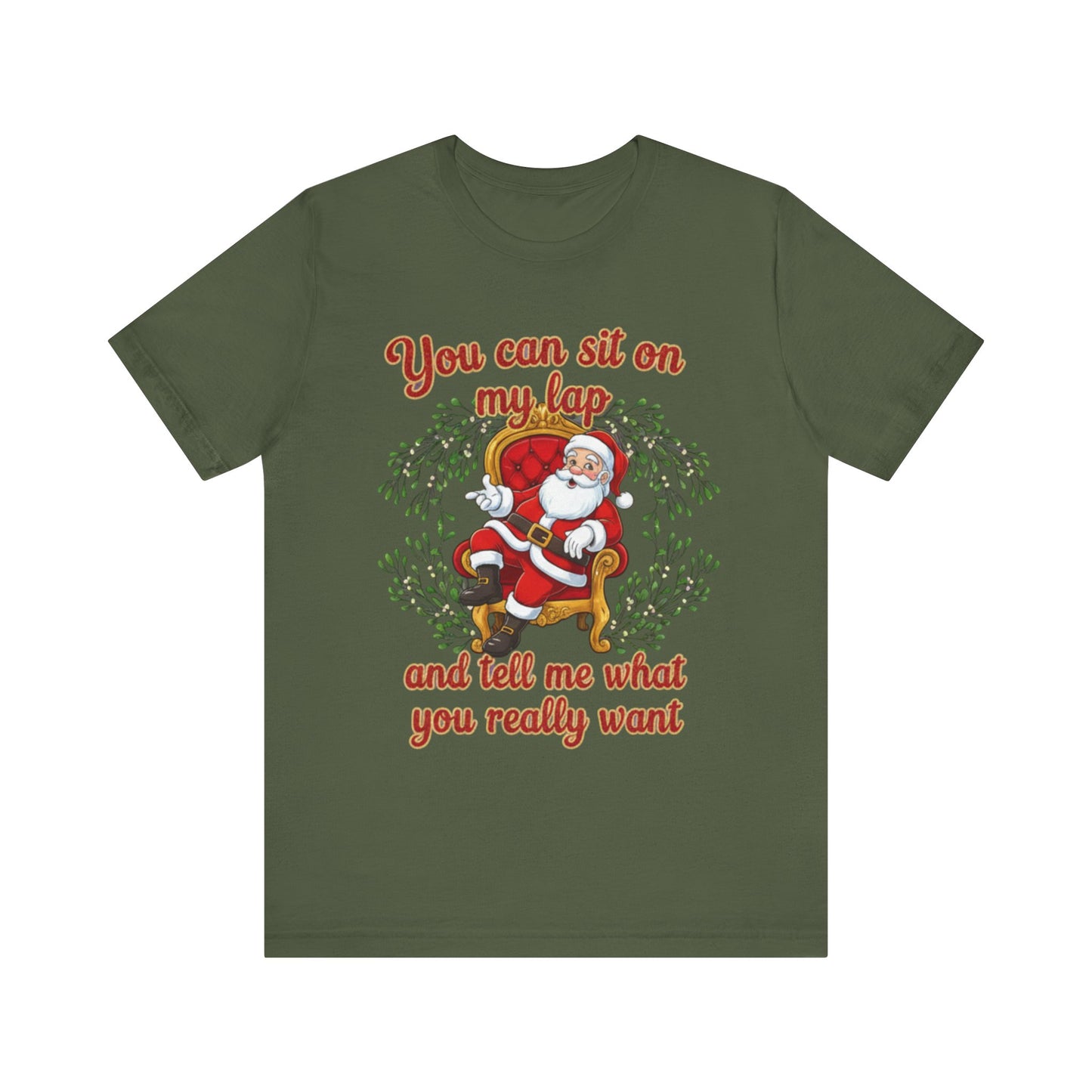 Sit On My Lap Christmas Tee