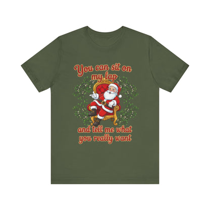 Sit On My Lap Christmas Tee