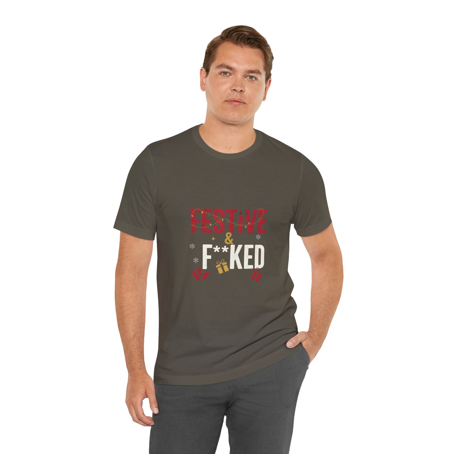 Festive & F**ked Unisex Jersey Tee
