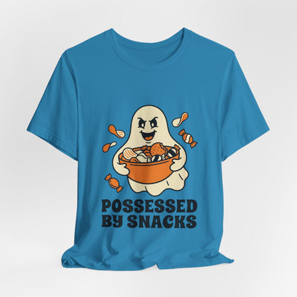 Possessed By Snacks T-Shirt – Cute Ghost Eating Candy Tee