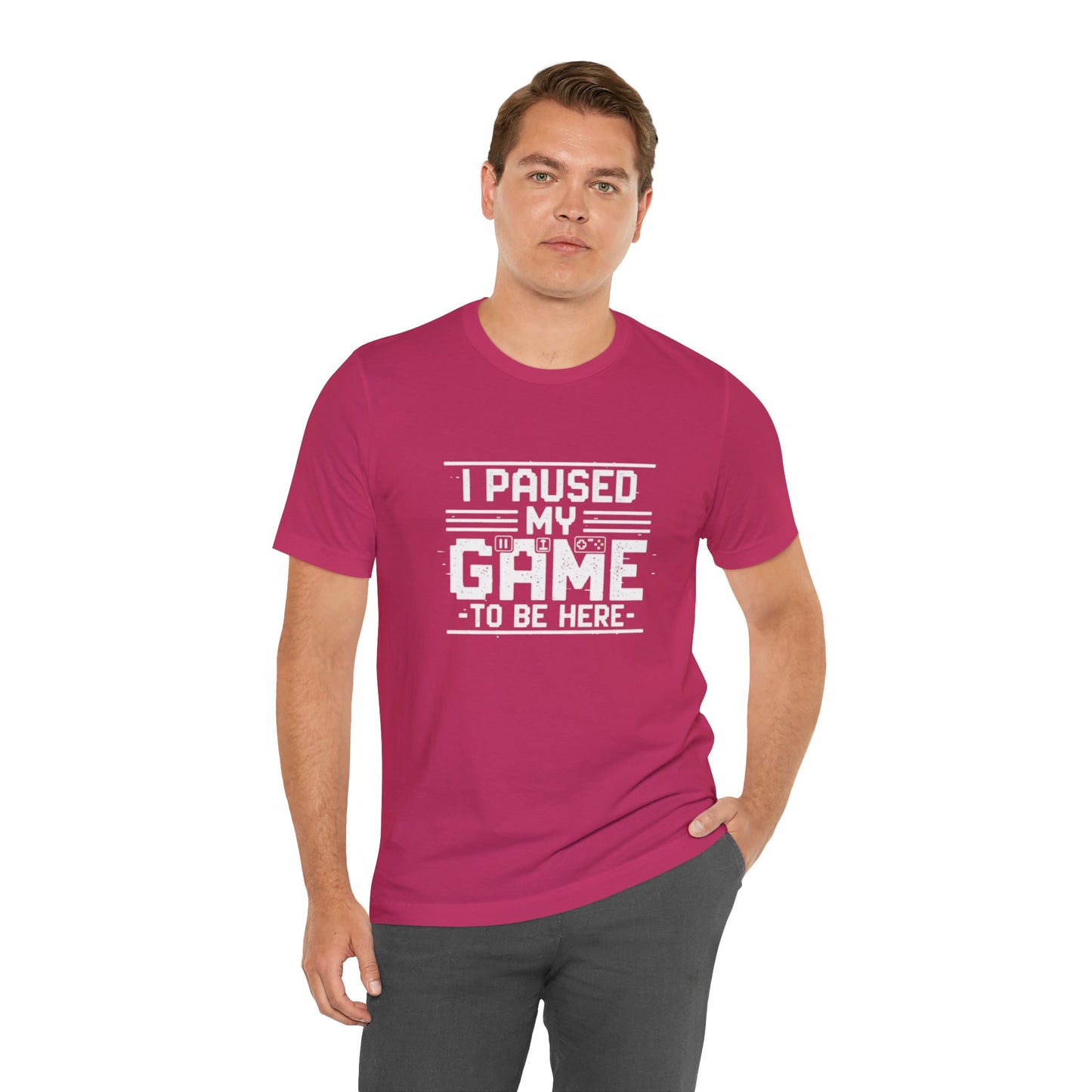 I Paused My Game Unisex Tee