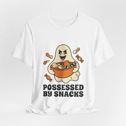 Possessed By Snacks T-Shirt – Cute Ghost Eating Candy Tee