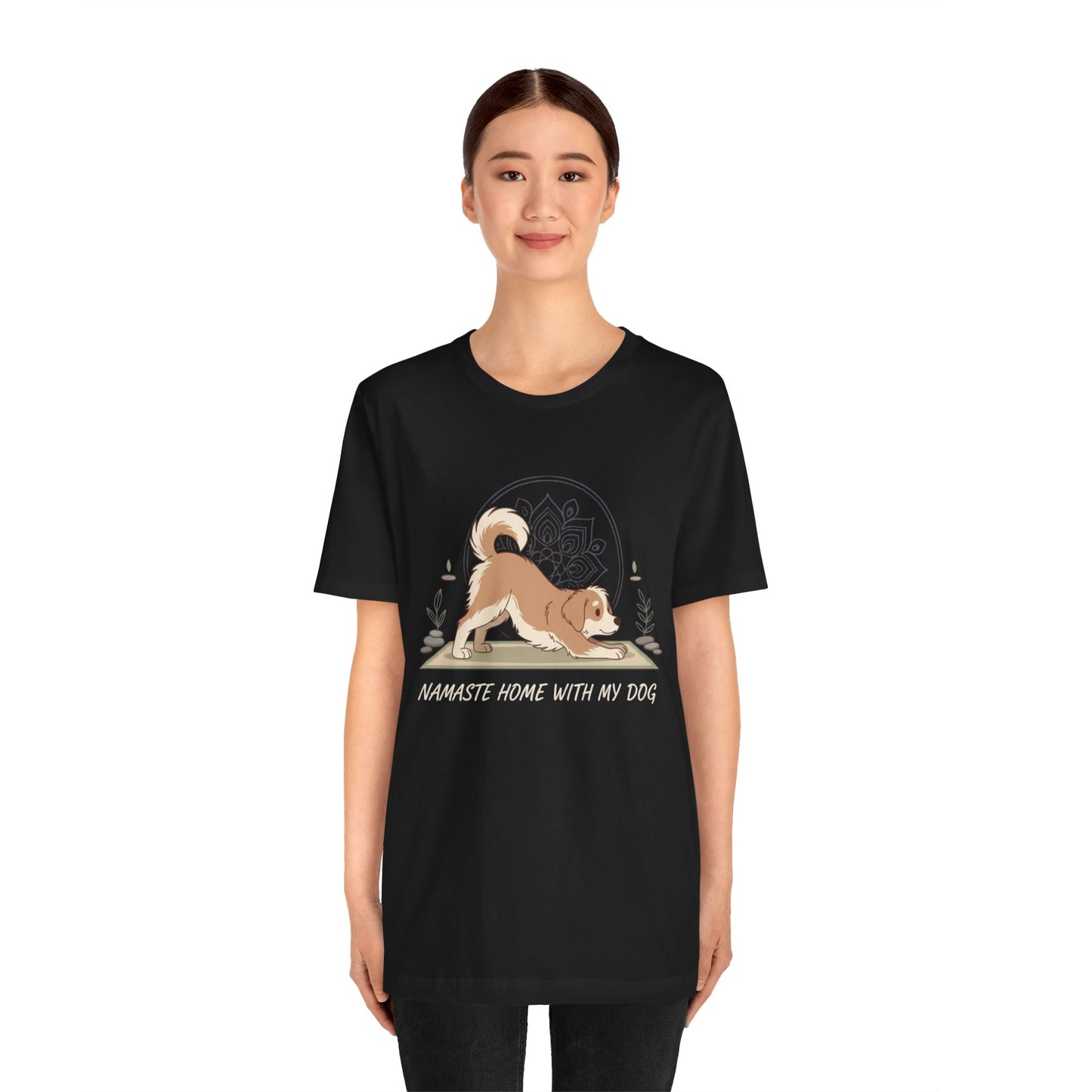 Namaste With My Dog Tee