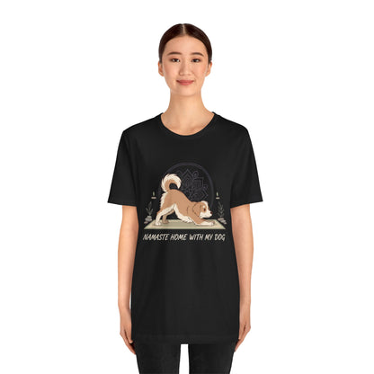 Namaste With My Dog Tee